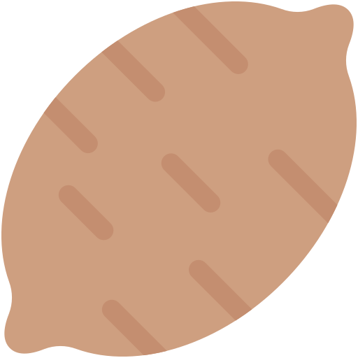Сладкая картошка Generic color fill иконка