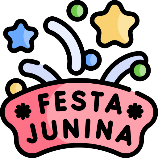 Festa junina Kawaii Lineal color icon