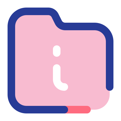 ordner Generic color lineal-color icon