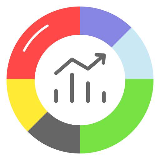 Data chart Generic color fill icon