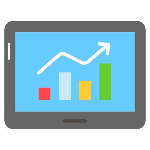 statistische analyse Generic color fill icoon