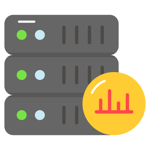 Data server Generic color fill icon