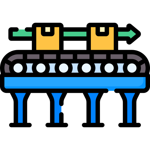 Conveyor system Special Lineal color icon