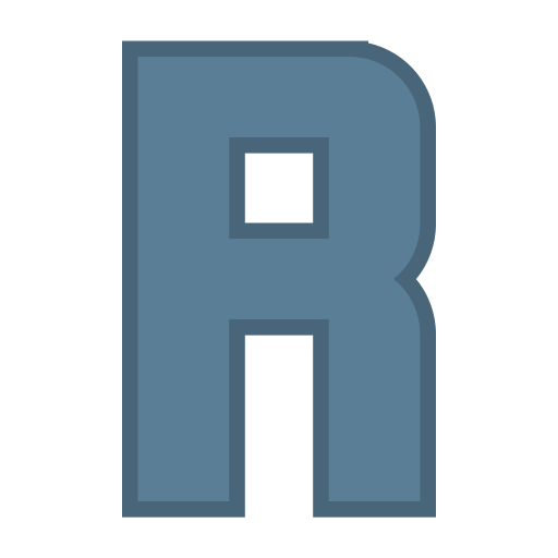 편지 r Generic color lineal-color icon