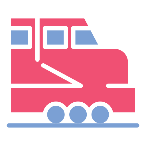 trem de carga Generic color fill Ícone
