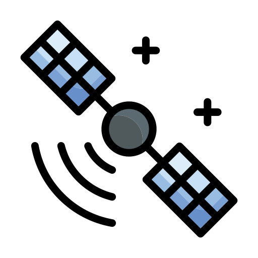 衛星 Generic color lineal-color icon
