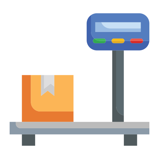 balanza de plataforma Generic color fill icono