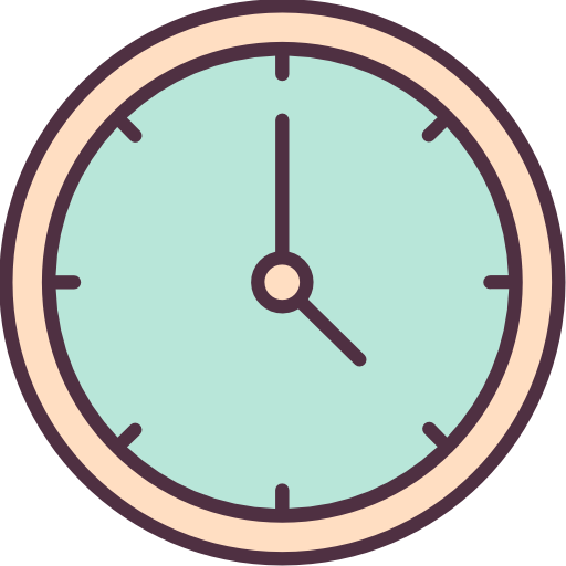 reloj de pared Good Ware Lineal Color icono