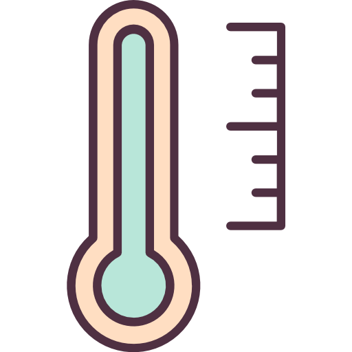 thermometer Good Ware Lineal Color icon
