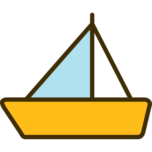 zeilboot Good Ware Lineal Color icoon