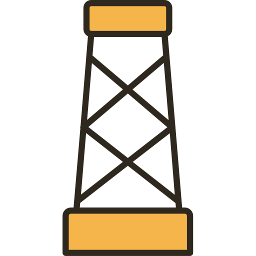 wieża olejowa Good Ware Lineal Color ikona