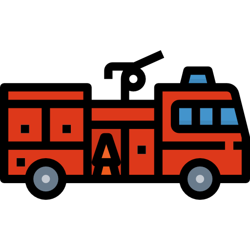Fire truck Aphiradee (monkik) Lineal Color icon