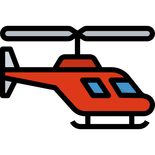 elicottero Aphiradee (monkik) Lineal Color icona