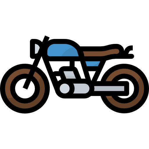 motocykl Aphiradee (monkik) Lineal Color ikona