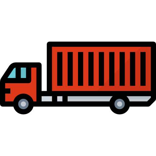 Truck Aphiradee (monkik) Lineal Color icon
