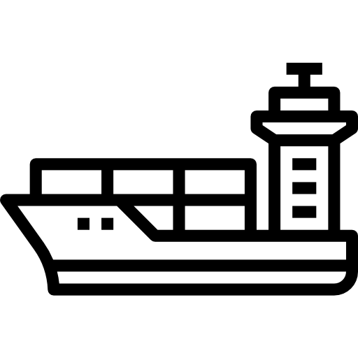 nave da carico Aphiradee (monkik) Lineal icona