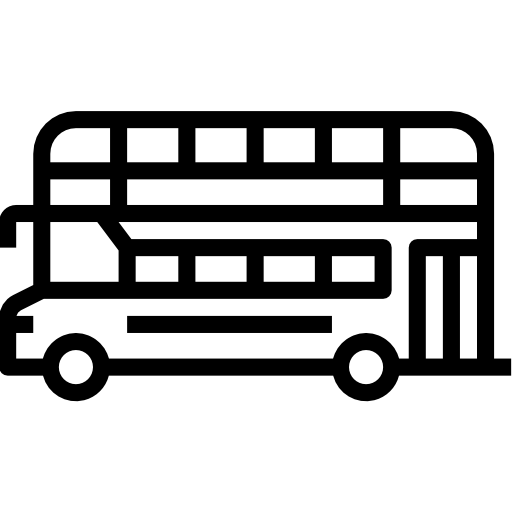 doppeldecker-bus Aphiradee (monkik) Lineal icon