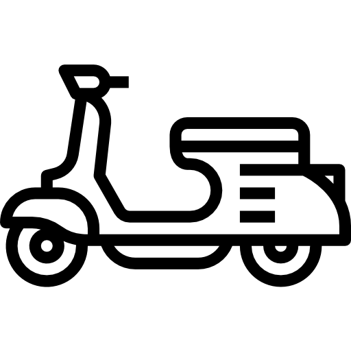 scooter Aphiradee (monkik) Lineal icono