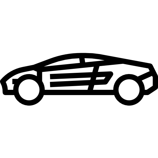スポーツカー Aphiradee (monkik) Lineal icon