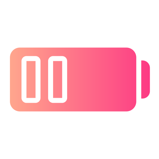 batterij status Generic gradient fill icoon
