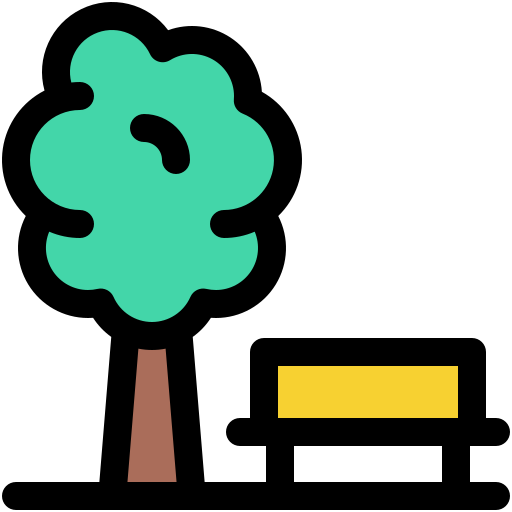 公園 Generic color lineal-color icon