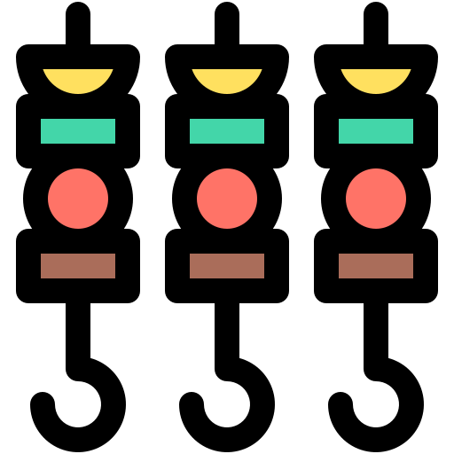 바베큐 Generic color lineal-color icon