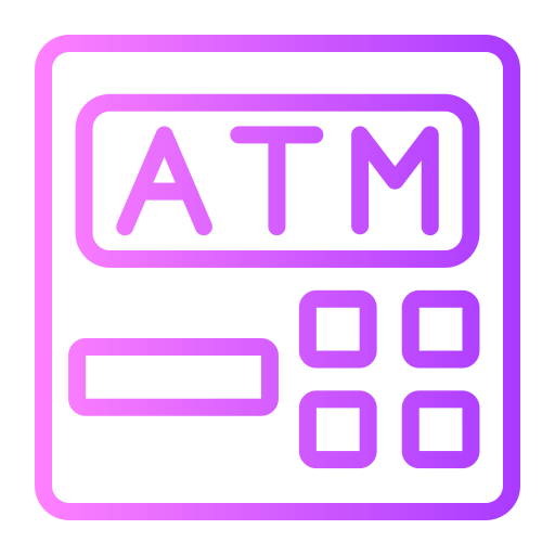 atm機 Generic gradient outline icon