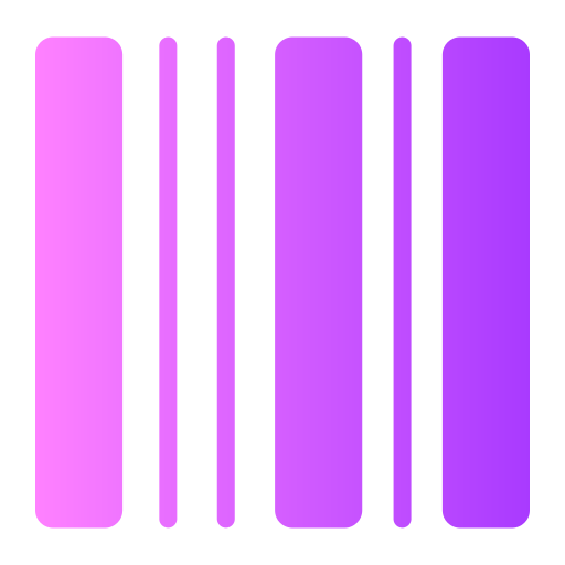 barcode Generic gradient fill icon