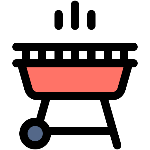 バーベキュー Generic color lineal-color icon