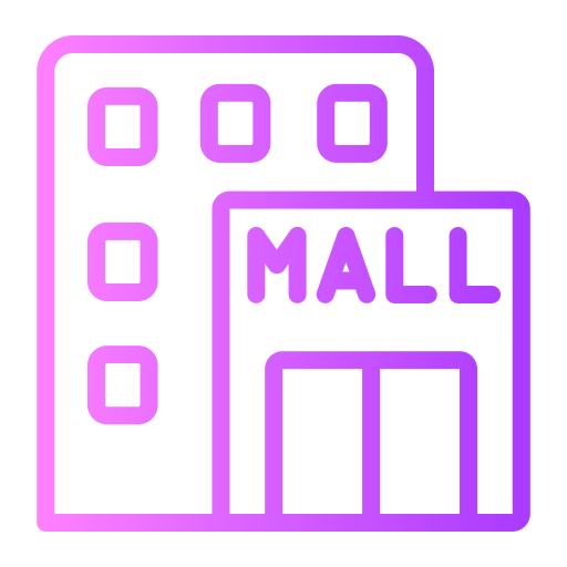 Mall Generic gradient outline icon