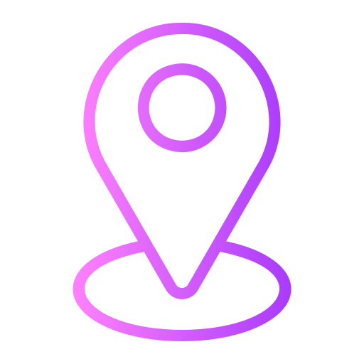 Map pin Generic gradient outline icon
