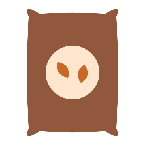 bolsa de semillas Generic color fill icono