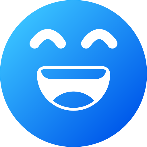 Happy face Generic gradient fill icon