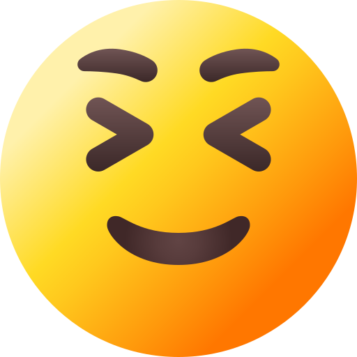Winking face Generic gradient fill icon