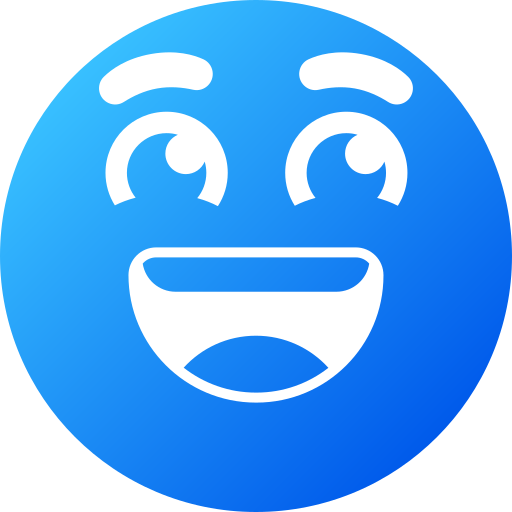 Happy face Generic gradient fill icon