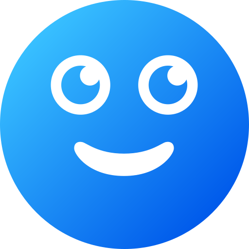 Smiling face Generic gradient fill icon