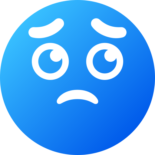 cara triste Generic gradient fill icono