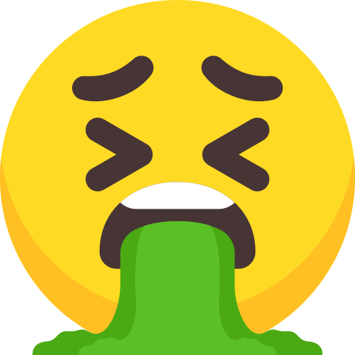 Vomiting Generic color fill icon
