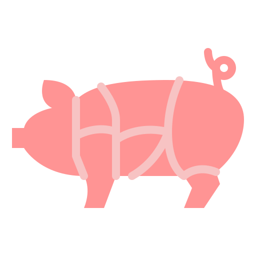 carne de porco Generic color fill Ícone