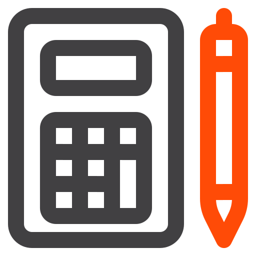 calcolatrice Generic color outline icona