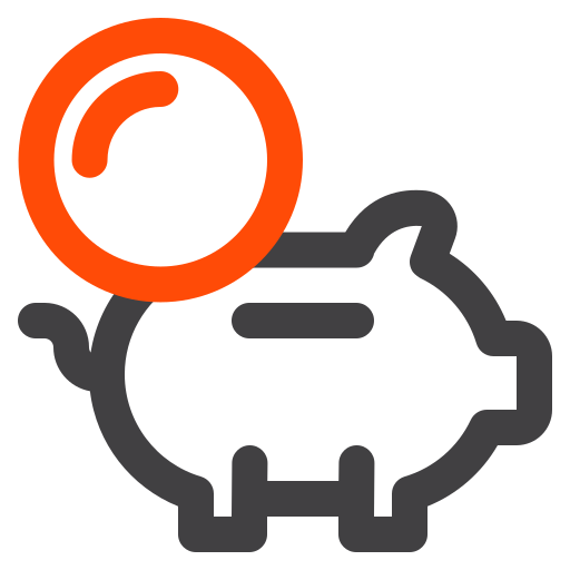 Piggy bank Generic color outline icon