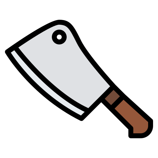 cuchilla de carnicero Generic color lineal-color icono