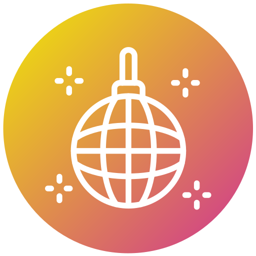 bola de disco Generic gradient fill icono