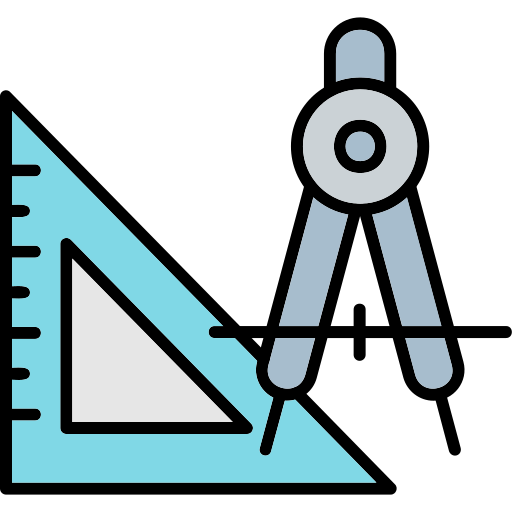 geometrie Generic color lineal-color icon