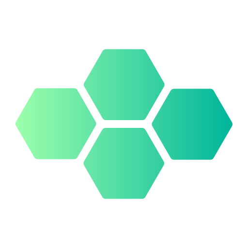 Honeycomb Generic gradient fill icon