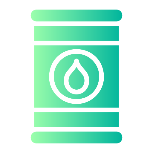 Oil barrel Generic gradient fill icon