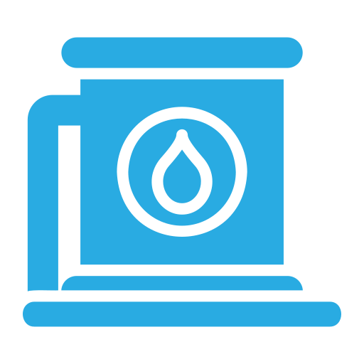 Oil tank Generic color fill icon