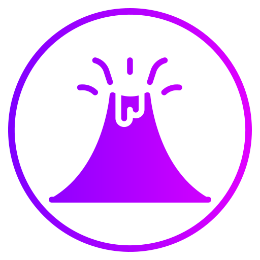 火山 Generic gradient fill icon