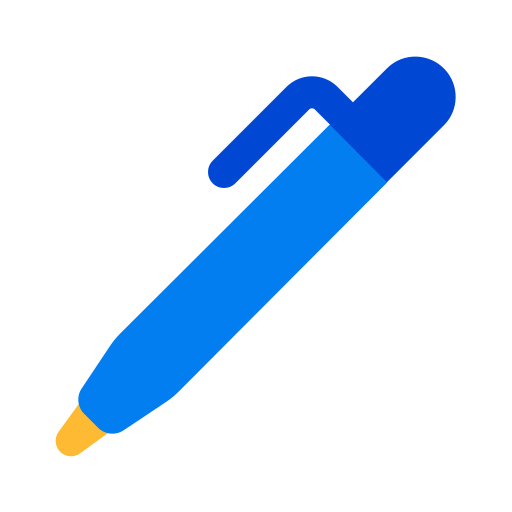 Pen Generic color fill icon