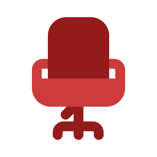 chaise de directeur Generic color fill Icône